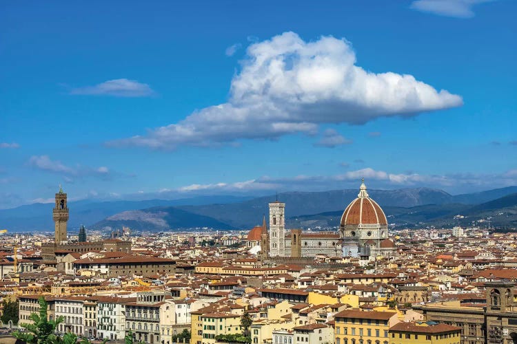 Cityscape View Of Florence, Tuscany, Italy by William Perry wall art