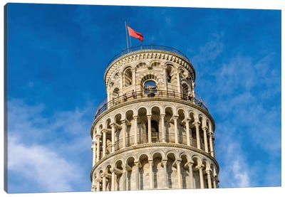 Leaning Tower Of Pisa, Tuscany, Italy. Completed In 1100'S. Canvas Art Print