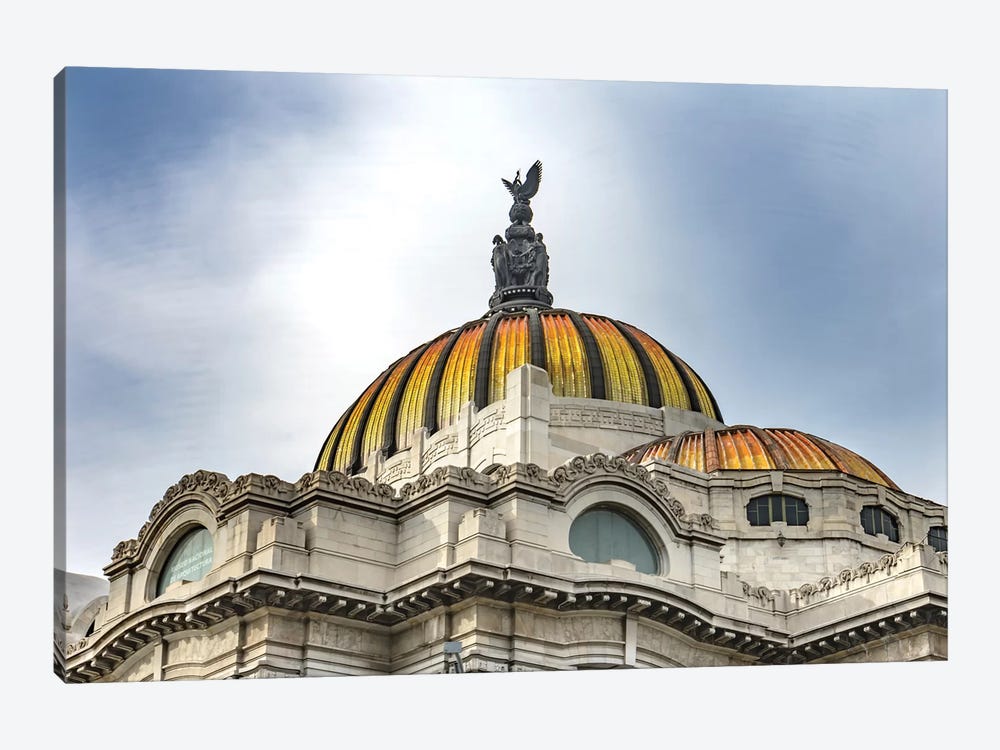 Palacio De Bellas Artes, Mexico City, Mexico. Built In 1932 As The National Theater And Art Museum. Mexican Eagle On Top. by William Perry 1-piece Art Print
