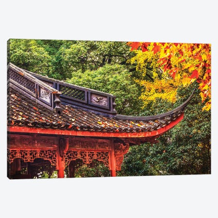 House, Hangzhou, Zhejiang, China. Canvas Print #WPE43} by William Perry Canvas Art Print