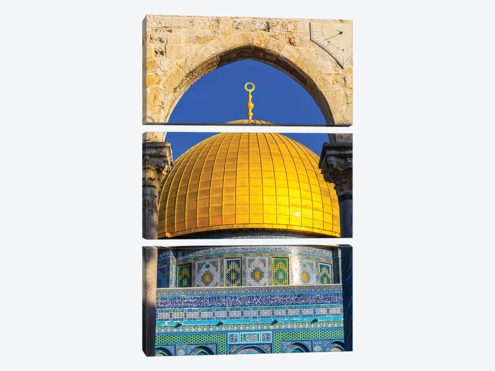 Dome of the Rock Arch, Temple Mount, Jerusalem, Israel I by William Perry 3-piece Canvas Artwork