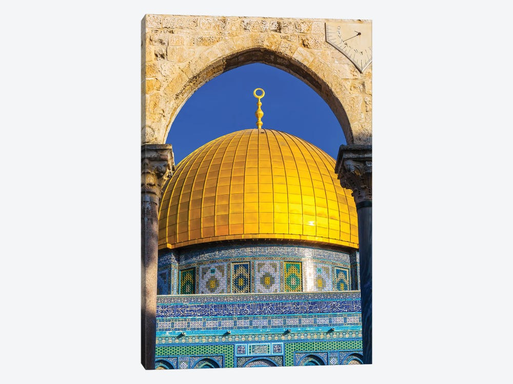 Dome of the Rock Arch, Temple Mount, Jerusalem, Israel I by William Perry 1-piece Canvas Artwork