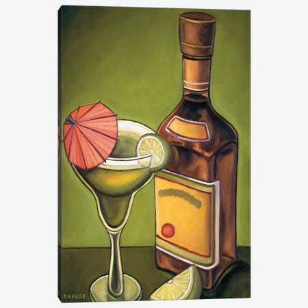 Lime Margarita Canvas Print #WRA6} by Will Rafuse Canvas Print