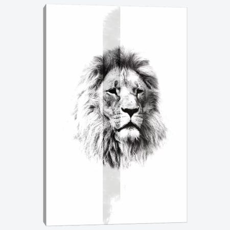 White Lion I Canvas Print #WRI77} by Wouter Rikken Canvas Artwork