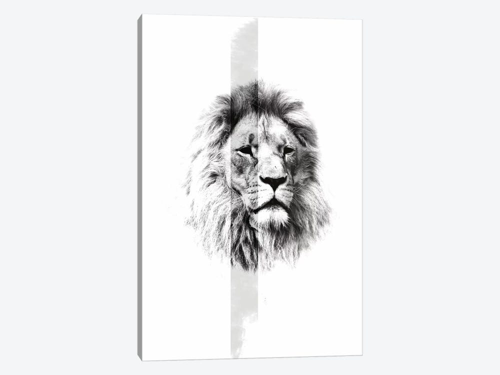 White Lion I by Wouter Rikken 1-piece Canvas Wall Art