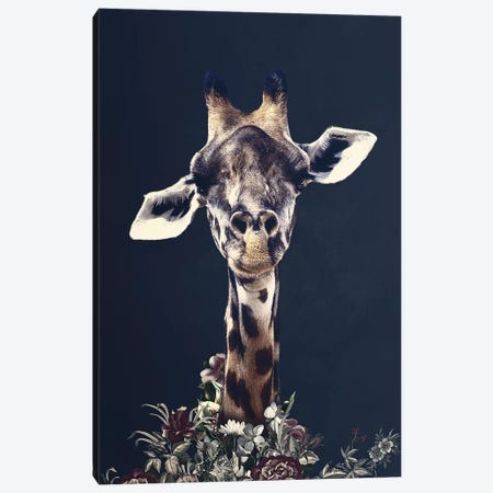 Giraffe Canvas Print #WRI99} by Wouter Rikken Art Print