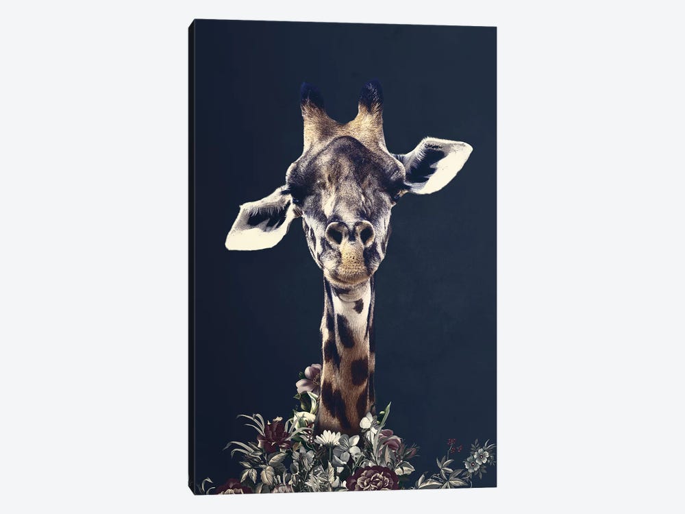 Giraffe by Wouter Rikken 1-piece Canvas Wall Art