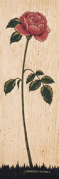 Folk Art: Rose by Warren Kimble