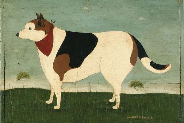 Australian Cattle Dogs: Bandit by Warren Kimble