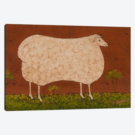 Sheep Canvas Print #WRK115} by Warren Kimble Canvas Artwork