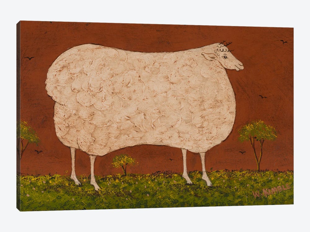 Sheep by Warren Kimble 1-piece Canvas Art Print