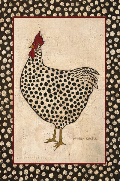 Chickens & Roosters: Spotted by Warren Kimble
