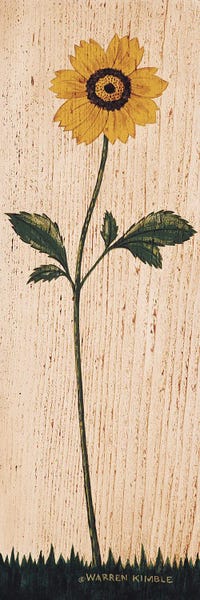 Folk Art: Sunflower by Warren Kimble