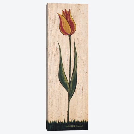 Tulip Canvas Print #WRK126} by Warren Kimble Canvas Art Print