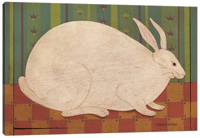Wallpaper Bunny Canvas Art Print