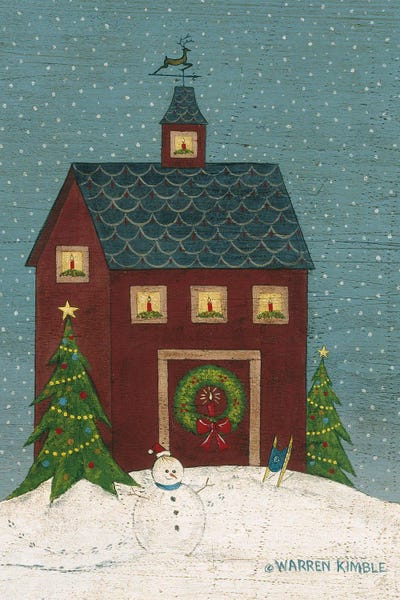 Vintage Christmas: Christmas at Home by Warren Kimble