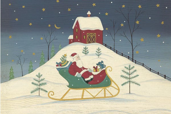 Farms: Sleigh by Warren Kimble