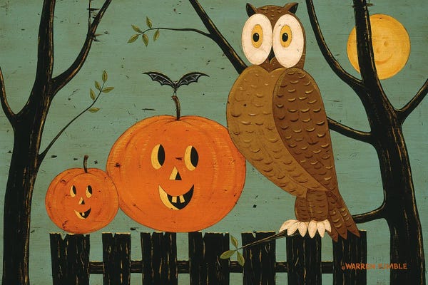 Pumpkins: Who Said That by Warren Kimble