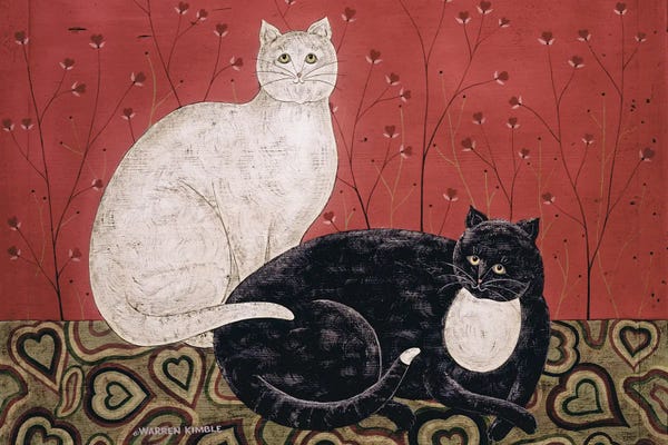 Tuxedo Cats: Betty And Joe by Warren Kimble