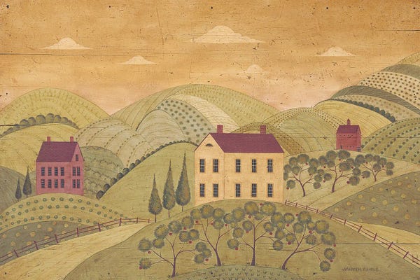 Classic Americana: Burnt Hills by Warren Kimble