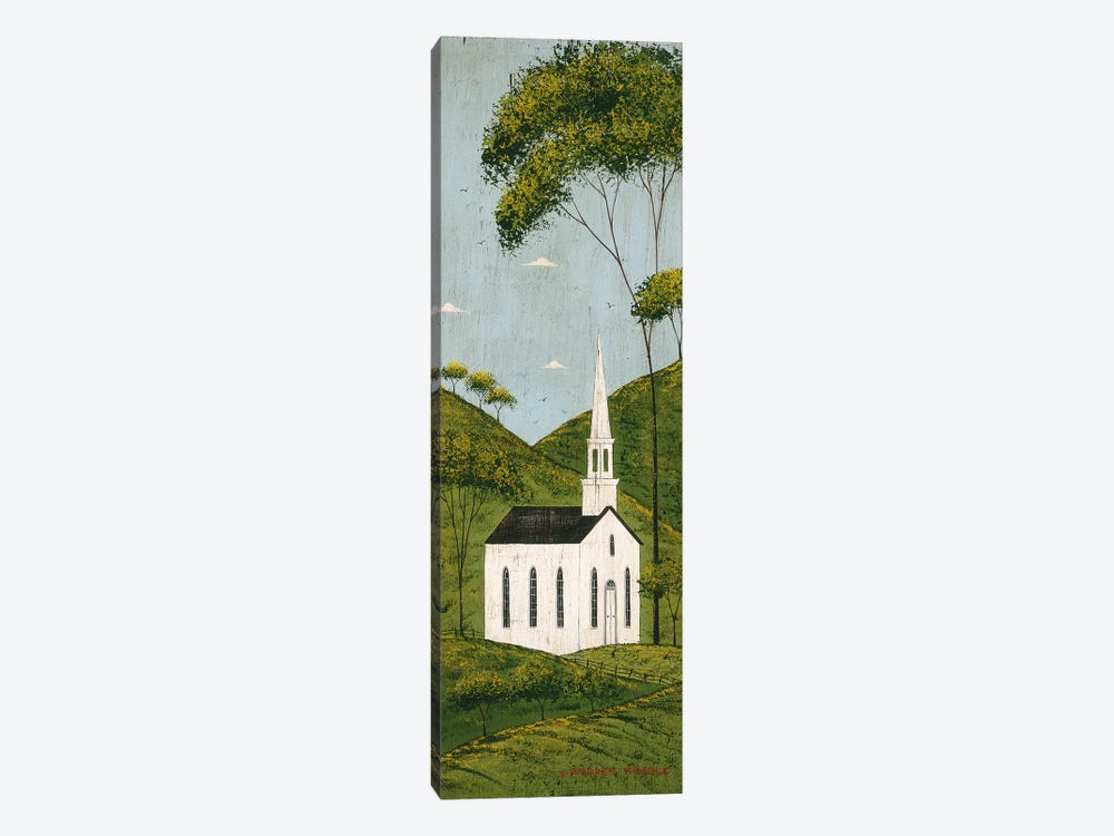 Church In Hills by Warren Kimble 1-piece Art Print