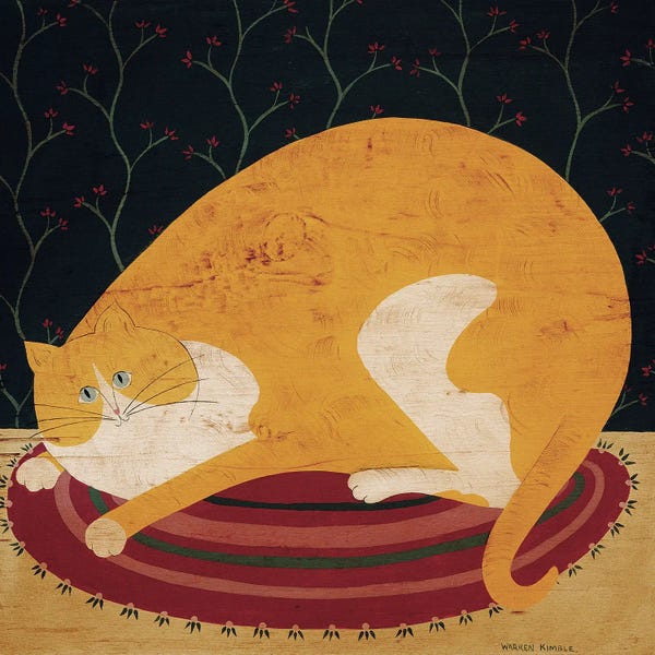 Orange Cats: Cliff by Warren Kimble