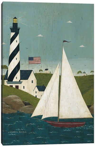 Coastal Breeze Canvas Art Print - Warren Kimble