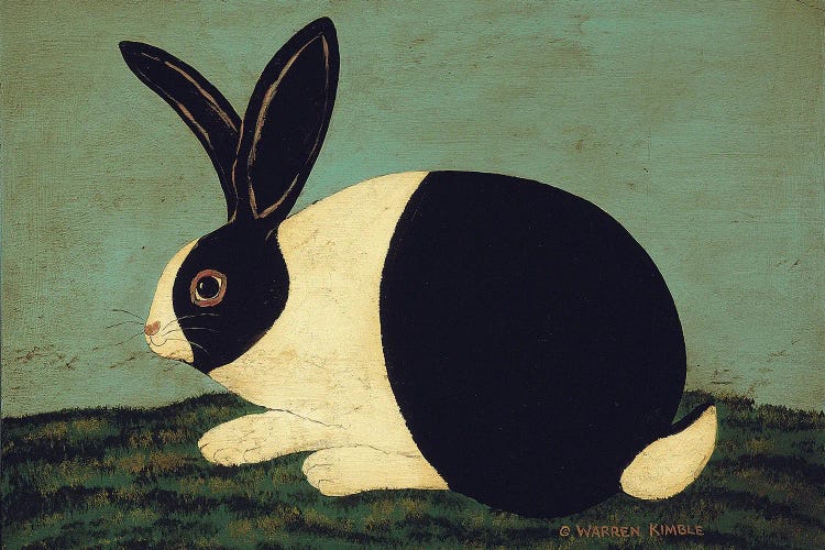 Cozy Bunny by Warren Kimble wall art