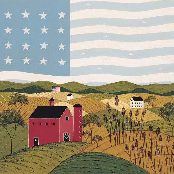 Classic Americana: Amber Waves Grain by Warren Kimble