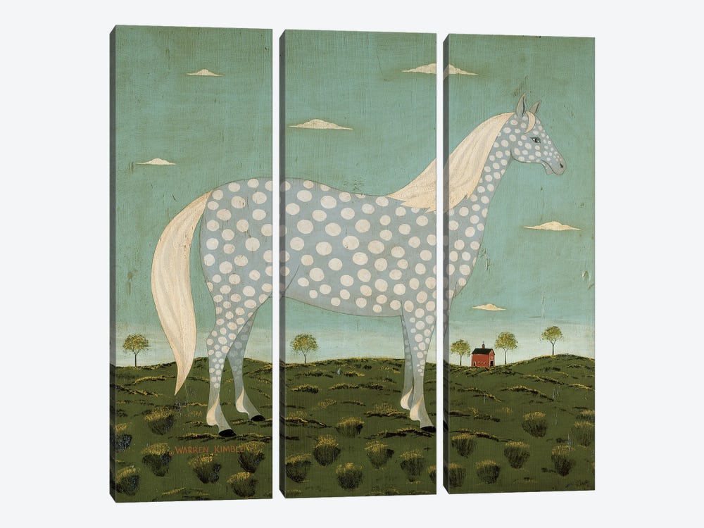 Dappled Horse by Warren Kimble 3-piece Canvas Artwork
