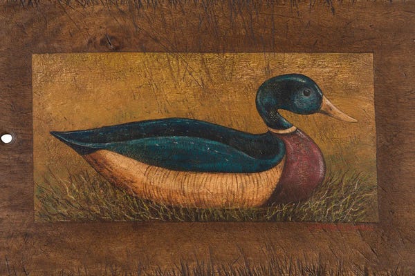 Folk Art: Duck by Warren Kimble