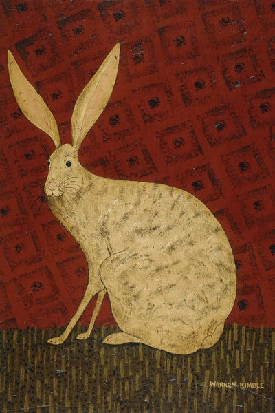Folk Art: Hare by Warren Kimble