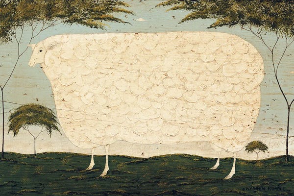 Classic Americana: It Had To Be Ewe by Warren Kimble