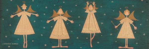 Ballet: Angels Ballet by Warren Kimble