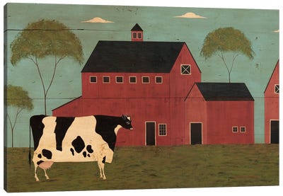 Nellies Barn Canvas Art Print - Warren Kimble