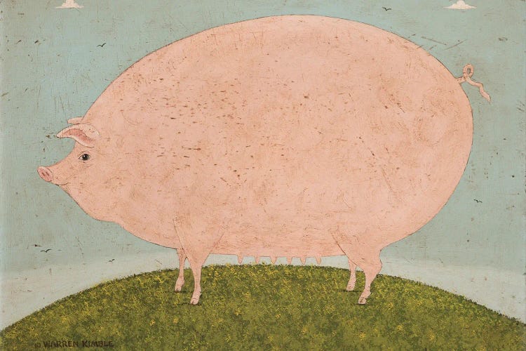 Pig by Warren Kimble wall art