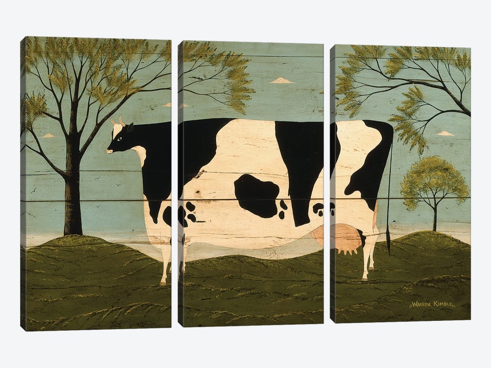 Another Cow by Warren Kimble 3-piece Art Print