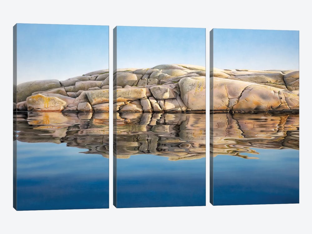 Sunny Cliff by Johannes Wessmark 3-piece Canvas Artwork