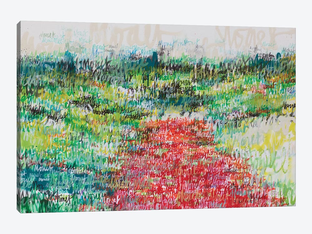 Poppy Field by Wayne Sleeth 1-piece Canvas Wall Art