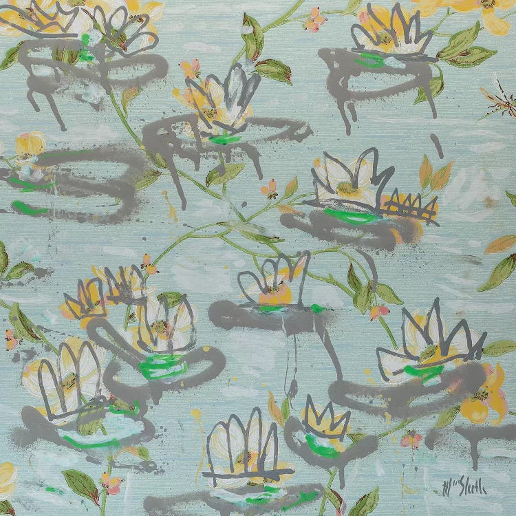 Waterlilies by Wayne Sleeth wall art
