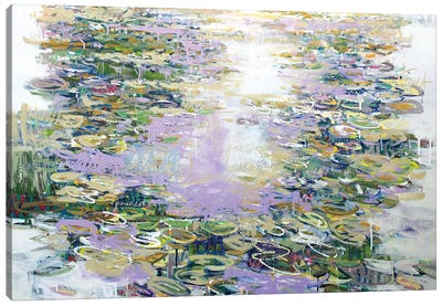 Giverny no.7 Canvas Art Print - Pond Art