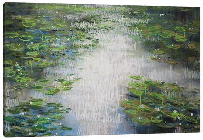 Giverny no.2 Canvas Art Print - Pond Art