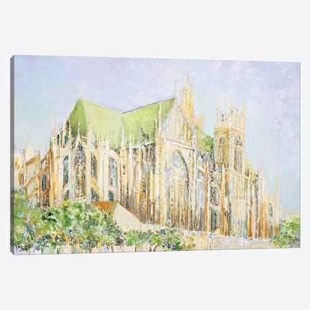 Metz Cathedral Canvas Print #WSL148} by Wayne Sleeth Canvas Art Print