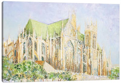Metz Cathedral Canvas Art Print - Wayne Sleeth