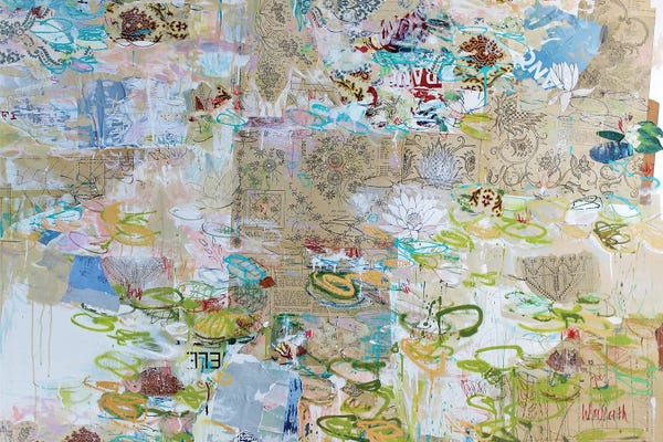 Water Lilies Collection: Monet Monet Monet, Detente Au Jardin by Wayne Sleeth