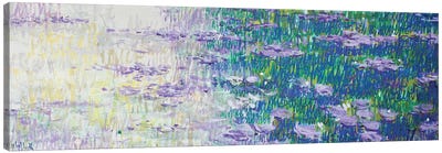 MonetMonetMonet (Light & Dark) Canvas Art Print - Water Lilies Collection