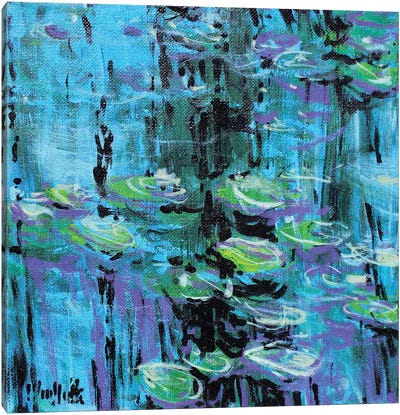 Giverny Study N°10 Canvas Art Print - Artists Like Monet