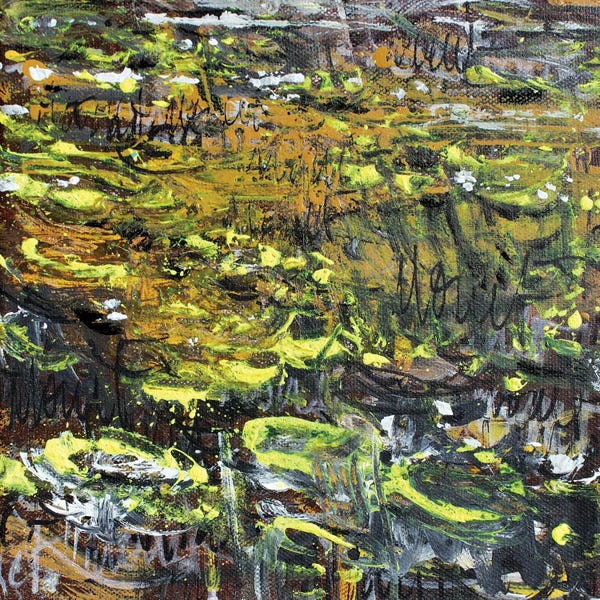 Hi-Vis Yellow: Giverny Study N°11 by Wayne Sleeth