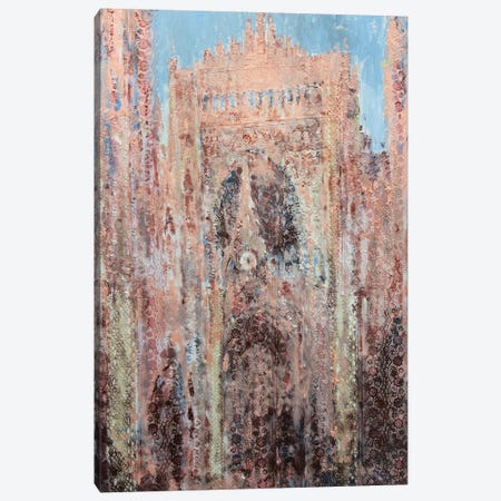 Rouen Cathedral In Lace Canvas Print #WSL184} by Wayne Sleeth Canvas Artwork