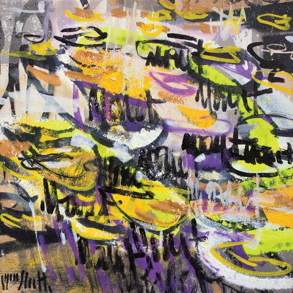 Hi-Vis Yellow: Giverny Study N° 17 by Wayne Sleeth